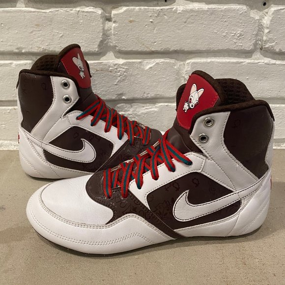 nike greco supreme wrestling shoes white